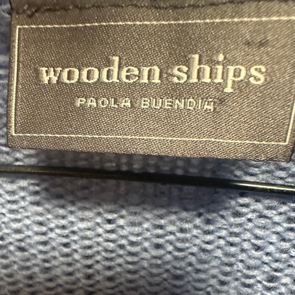 Wooden Ships Light & Extremely Soft Blue Knit Sweater - Picture 5 of 7